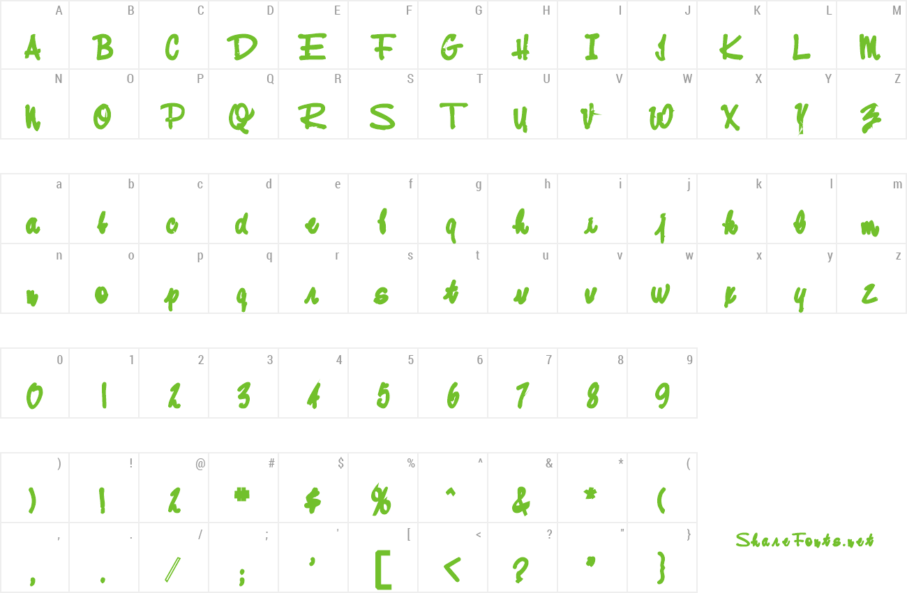 Font DESIROUS preview